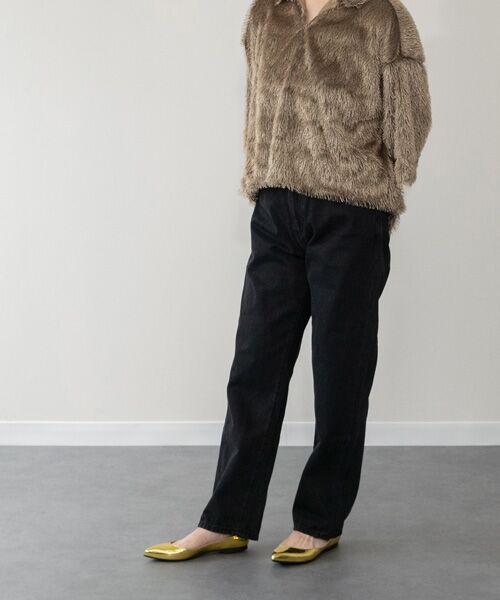 INTER-CHAUSSURES / インター ショシュール フラットシューズ | 【FABIO RUSCONI】ポインテッドトウフラットパンプス | 詳細9