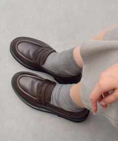 INTER-CHAUSSURES / インター ショシュール ビジネス・ドレスシューズ | 【FABIO RUSCONI】ラウンドトウ厚底ローファー