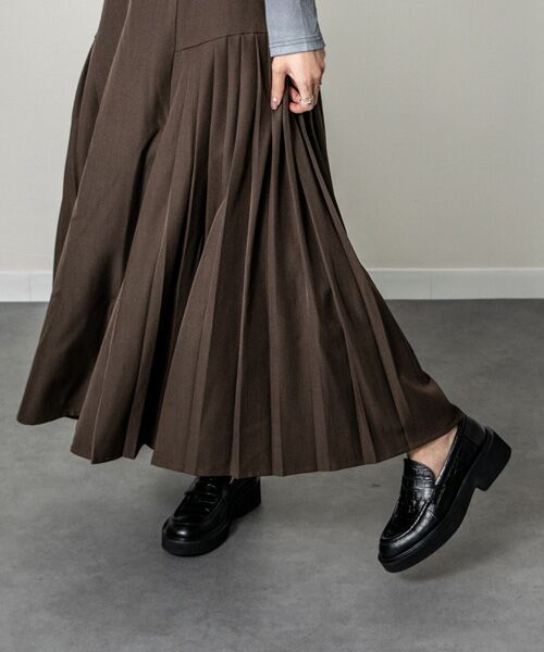 INTER-CHAUSSURES / インター ショシュール ビジネス・ドレスシューズ | 【FABIO RUSCONI】ラウンドトウ厚底ローファー | 詳細15