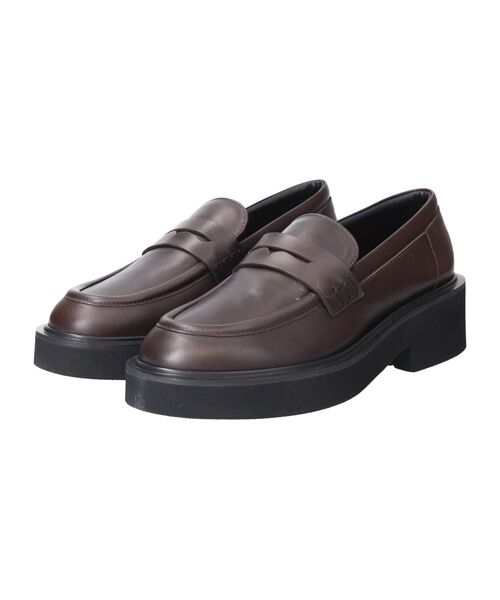 INTER-CHAUSSURES / インター ショシュール ビジネス・ドレスシューズ | 【FABIO RUSCONI】ラウンドトウ厚底ローファー | 詳細17