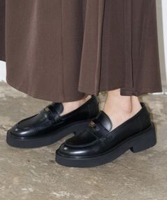 INTER-CHAUSSURES / インター ショシュール ビジネス・ドレスシューズ | 【FABIO RUSCONI】ラウンドトウ厚底ペニーローファー