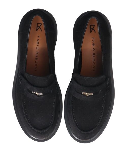 INTER-CHAUSSURES / インター ショシュール ビジネス・ドレスシューズ | 【FABIO RUSCONI】ラウンドトウ厚底ペニーローファー | 詳細12