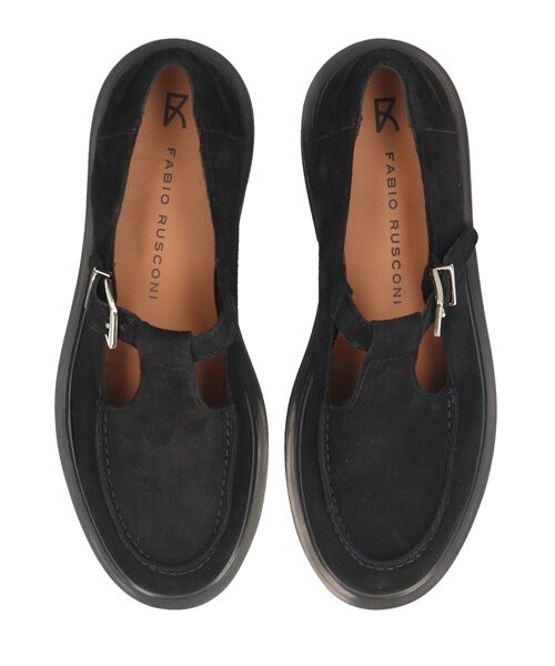 INTER-CHAUSSURES / インター ショシュール ビジネス・ドレスシューズ | 【FABIO RUSCONI】ラウンドトウ厚底Tストラップシューズ | 詳細14