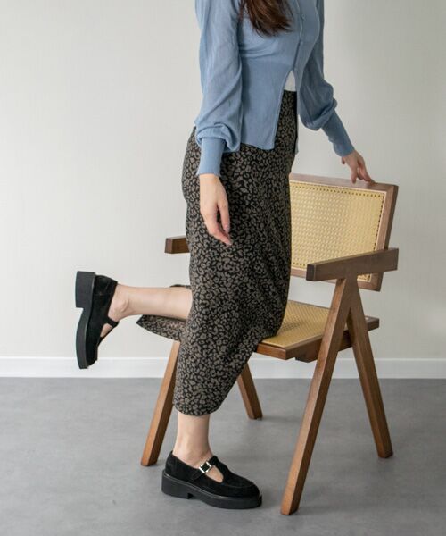 INTER-CHAUSSURES / インター ショシュール ビジネス・ドレスシューズ | 【FABIO RUSCONI】ラウンドトウ厚底Tストラップシューズ | 詳細18