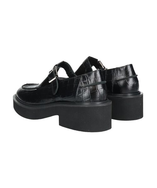 INTER-CHAUSSURES / インター ショシュール ビジネス・ドレスシューズ | 【FABIO RUSCONI】ラウンドトウ厚底Tストラップシューズ | 詳細21