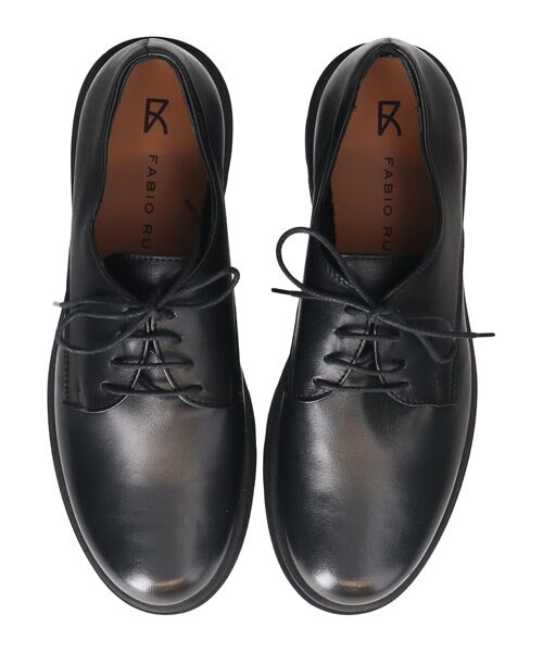 INTER-CHAUSSURES / インター ショシュール ビジネス・ドレスシューズ | 【FABIO RUSCONI】ラウンドトウ厚底レースアップシューズ | 詳細4