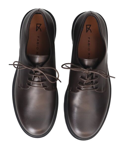 INTER-CHAUSSURES / インター ショシュール ビジネス・ドレスシューズ | 【FABIO RUSCONI】ラウンドトウ厚底レースアップシューズ | 詳細19