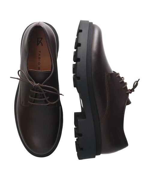 INTER-CHAUSSURES / インター ショシュール ビジネス・ドレスシューズ | 【FABIO RUSCONI】ラウンドトウ厚底レースアップシューズ | 詳細20