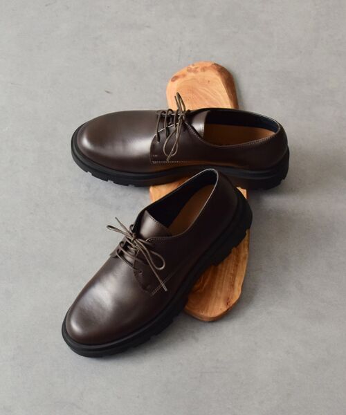 INTER-CHAUSSURES / インター ショシュール ビジネス・ドレスシューズ | 【FABIO RUSCONI】ラウンドトウ厚底レースアップシューズ | 詳細23