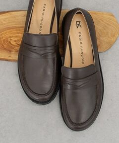 INTER-CHAUSSURES / インター ショシュール ビジネス・ドレスシューズ | 【FABIO RUSCONI】オブリークトウタンクソールローファー
