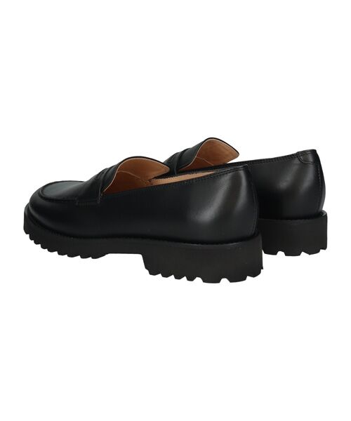 INTER-CHAUSSURES / インター ショシュール ビジネス・ドレスシューズ | 【FABIO RUSCONI】オブリークトウタンクソールローファー | 詳細3