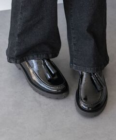 INTER-CHAUSSURES / インター ショシュール ビジネス・ドレスシューズ | 【FABIO RUSCONI】オブリークトウタッセルローファー