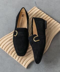 INTER-CHAUSSURES / インター ショシュール ビジネス・ドレスシューズ | 【FABIO RUSCONI】スクエアトウバックルローファー