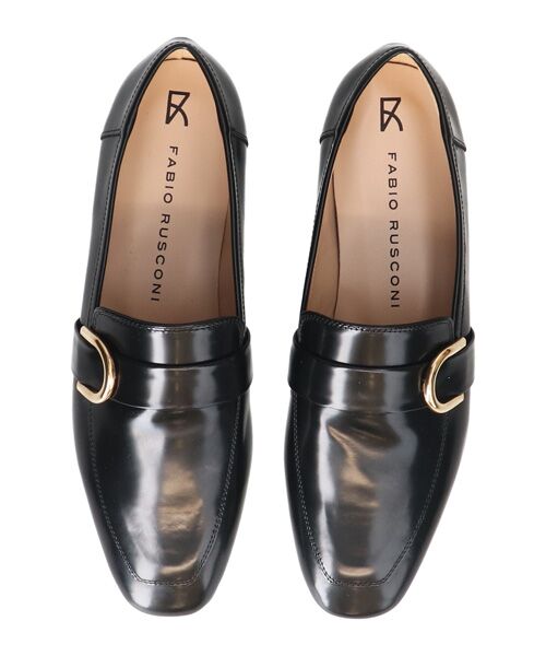INTER-CHAUSSURES / インター ショシュール ビジネス・ドレスシューズ | 【FABIO RUSCONI】スクエアトウバックルローファー | 詳細4