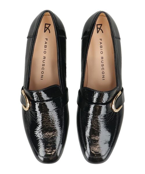 INTER-CHAUSSURES / インター ショシュール ビジネス・ドレスシューズ | 【FABIO RUSCONI】スクエアトウバックルローファー | 詳細13