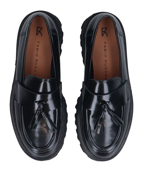 INTER-CHAUSSURES / インター ショシュール ビジネス・ドレスシューズ | 【FABIO RUSCONI】厚底タンクソールタッセルローファー | 詳細5