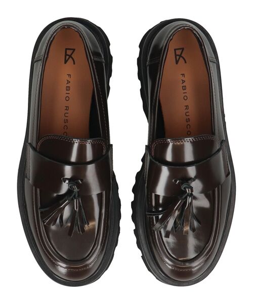 INTER-CHAUSSURES / インター ショシュール ビジネス・ドレスシューズ | 【FABIO RUSCONI】厚底タンクソールタッセルローファー | 詳細13