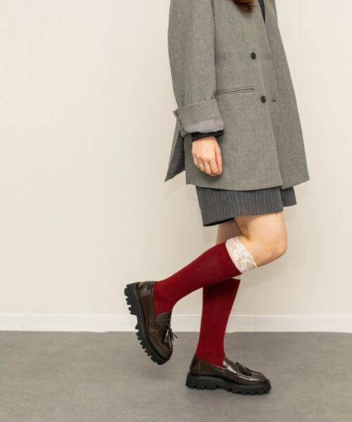 INTER-CHAUSSURES / インター ショシュール ビジネス・ドレスシューズ | 【FABIO RUSCONI】厚底タンクソールタッセルローファー | 詳細18