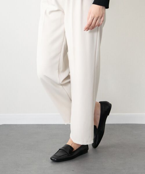 INTER-CHAUSSURES / インター ショシュール ビジネス・ドレスシューズ | 【FABIO RUSCONI】スクエアトウサケットフラットローファー | 詳細8