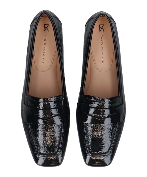 INTER-CHAUSSURES / インター ショシュール ビジネス・ドレスシューズ | 【FABIO RUSCONI】スクエアトウサケットフラットローファー | 詳細15