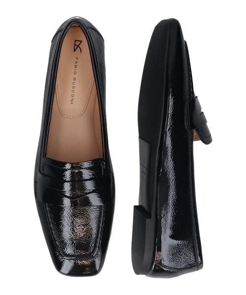 INTER-CHAUSSURES / インター ショシュール ビジネス・ドレスシューズ | 【FABIO RUSCONI】スクエアトウサケットフラットローファー | 詳細16