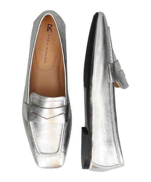 INTER-CHAUSSURES / インター ショシュール ビジネス・ドレスシューズ | 【FABIO RUSCONI】スクエアトウサケットフラットローファー | 詳細23