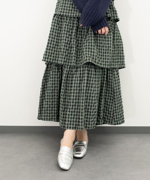 INTER-CHAUSSURES / インター ショシュール ビジネス・ドレスシューズ | 【FABIO RUSCONI】スクエアトウサケットフラットローファー | 詳細25