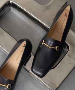 INTER-CHAUSSURES / インター ショシュール ビジネス・ドレスシューズ | 【FABIO RUSCONI】スクエアトウサケットビットローファー