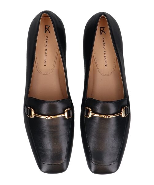 INTER-CHAUSSURES / インター ショシュール ビジネス・ドレスシューズ | 【FABIO RUSCONI】スクエアトウサケットビットローファー | 詳細4