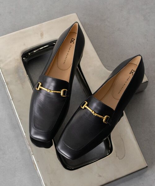 INTER-CHAUSSURES / インター ショシュール ビジネス・ドレスシューズ | 【FABIO RUSCONI】スクエアトウサケットビットローファー | 詳細8