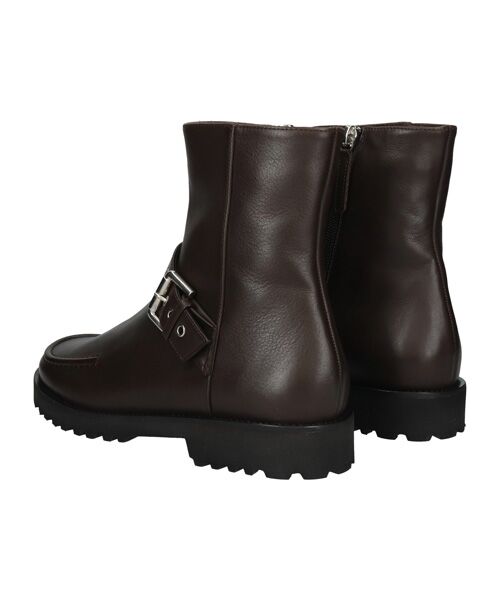 INTER-CHAUSSURES / インター ショシュール ブーツ（ショート丈） | 【FABIO RUSCONI】オブリークトウベルトモカブーツ | 詳細13