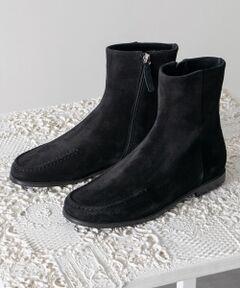 INTER-CHAUSSURES / インター ショシュール ブーツ（ショート丈） | 【FABIO RUSCONI】オブリークトウサイドシームモカブーツ