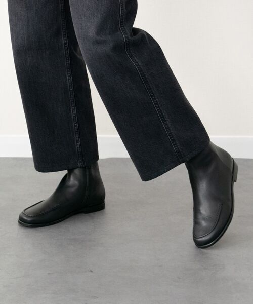 INTER-CHAUSSURES / インター ショシュール ブーツ（ショート丈） | 【FABIO RUSCONI】オブリークトウサイドシームモカブーツ | 詳細7