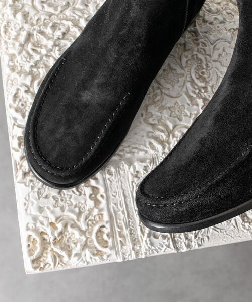 INTER-CHAUSSURES / インター ショシュール ブーツ（ショート丈） | 【FABIO RUSCONI】オブリークトウサイドシームモカブーツ | 詳細17
