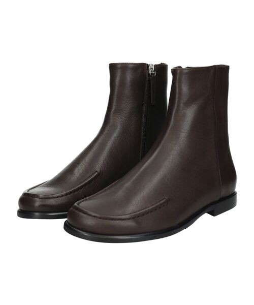 INTER-CHAUSSURES / インター ショシュール ブーツ（ショート丈） | 【FABIO RUSCONI】オブリークトウサイドシームモカブーツ | 詳細18