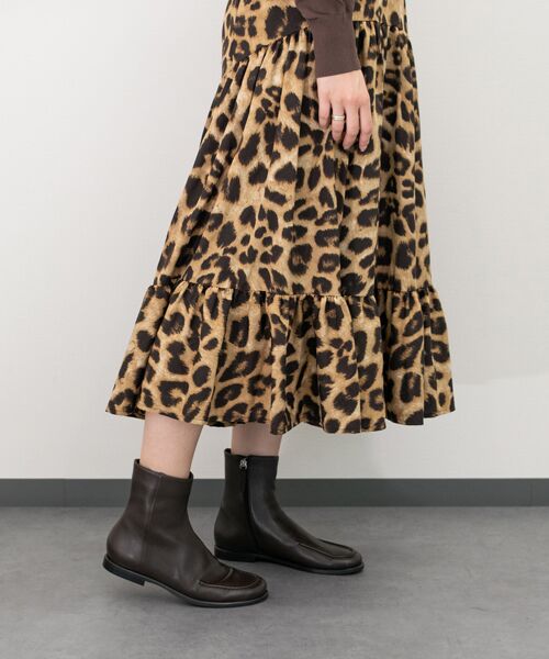 INTER-CHAUSSURES / インター ショシュール ブーツ（ショート丈） | 【FABIO RUSCONI】オブリークトウサイドシームモカブーツ | 詳細24