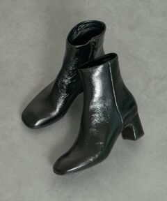 INTER-CHAUSSURES / インター ショシュール ブーツ（ショート丈） | 【FABIO RUSCONI】スクエアトウレザーショートブーツ