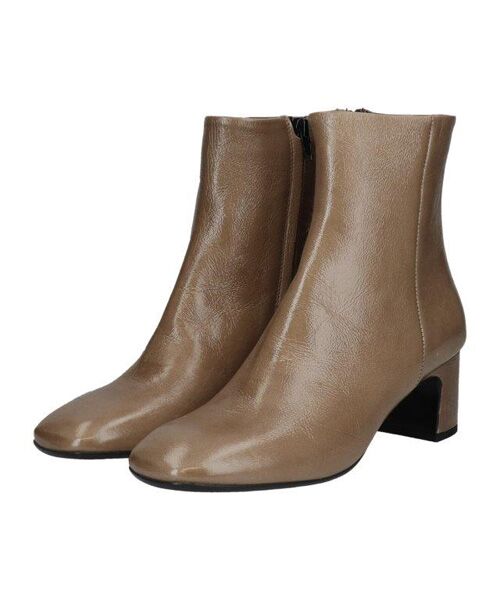 INTER-CHAUSSURES / インター ショシュール ブーツ（ショート丈） | 【FABIO RUSCONI】スクエアトウレザーショートブーツ | 詳細21