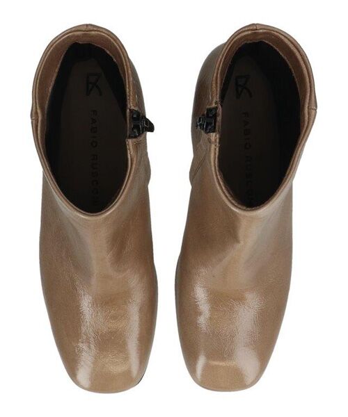 INTER-CHAUSSURES / インター ショシュール ブーツ（ショート丈） | 【FABIO RUSCONI】スクエアトウレザーショートブーツ | 詳細25