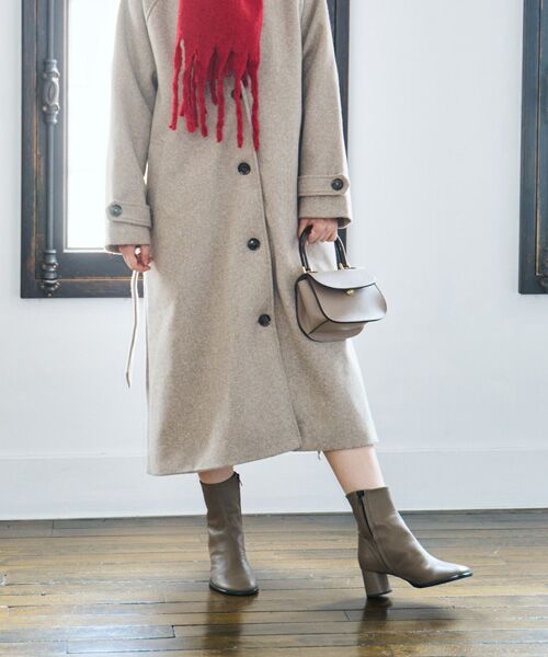 INTER-CHAUSSURES / インター ショシュール ブーツ（ショート丈） | 【FABIO RUSCONI】オブリークトウサイドシームショートブーツ | 詳細22