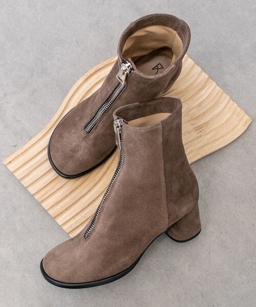 INTER-CHAUSSURES / インター ショシュール ブーツ（ショート丈） | 【FABIO RUSCONI】オブリークトウセンタージップブーツ | 詳細17