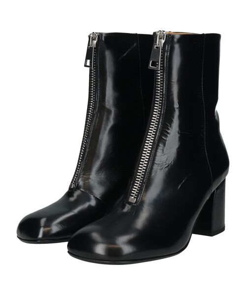 INTER-CHAUSSURES / インター ショシュール ブーツ（ショート丈） | 【FABIO RUSCONI】センタージップオブリークトウブーツ | 詳細1