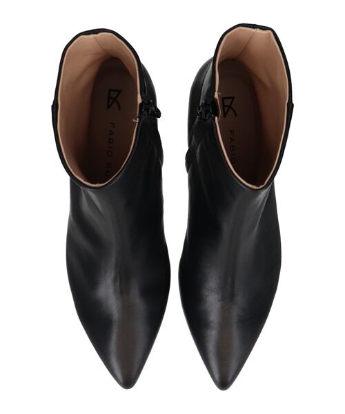 INTER-CHAUSSURES / インター ショシュール ブーツ（ショート丈） | 【FABIO RUSCONI】ポインテッドトウプレーンショートブーツ | 詳細5