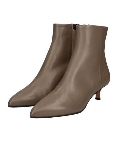 INTER-CHAUSSURES / インター ショシュール ブーツ（ショート丈） | 【FABIO RUSCONI】ポインテッドトウプレーンショートブーツ | 詳細12