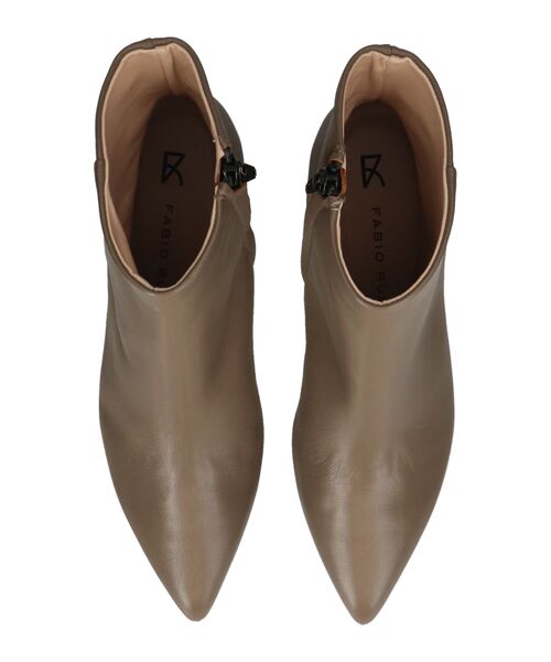 INTER-CHAUSSURES / インター ショシュール ブーツ（ショート丈） | 【FABIO RUSCONI】ポインテッドトウプレーンショートブーツ | 詳細16