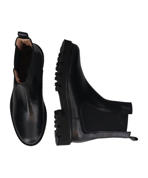 INTER-CHAUSSURES / インター ショシュール ブーツ（ショート丈） | 【FABIO RUSCONI】ラウンドトウタンクソールサイドゴアブーツ | 詳細7