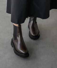 INTER-CHAUSSURES / インター ショシュール ブーツ（ショート丈） | 【FABIO RUSCONI】タンクソールサイドゴアブーツ