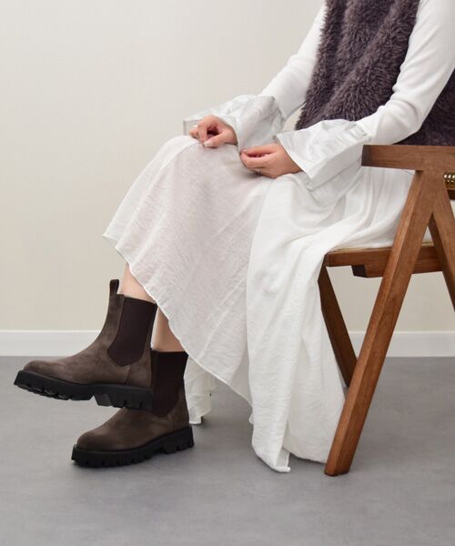 INTER-CHAUSSURES / インター ショシュール ブーツ（ショート丈） | 【FABIO RUSCONI】タンクソールサイドゴアブーツ | 詳細19