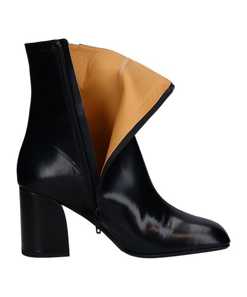 INTER-CHAUSSURES / インター ショシュール ブーツ（ショート丈） | 【FABIO RUSCONI】スクエアトウミドルヒールレザーブーツ | 詳細7