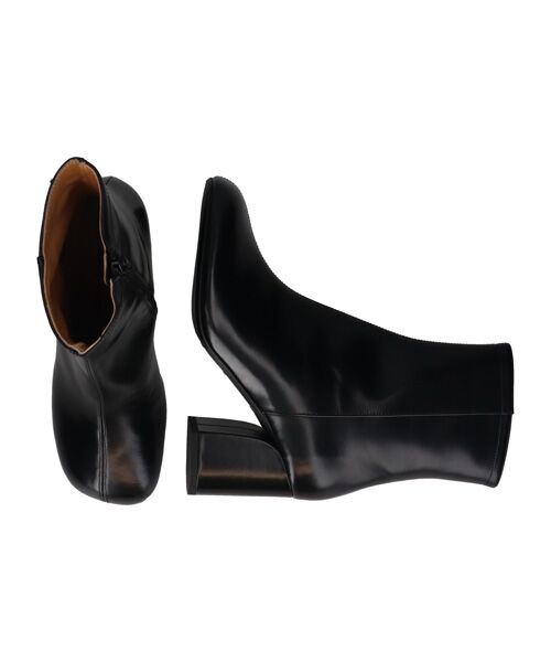 INTER-CHAUSSURES / インター ショシュール ブーツ（ショート丈） | 【FABIO RUSCONI】スクエアトウミドルヒールレザーブーツ | 詳細8